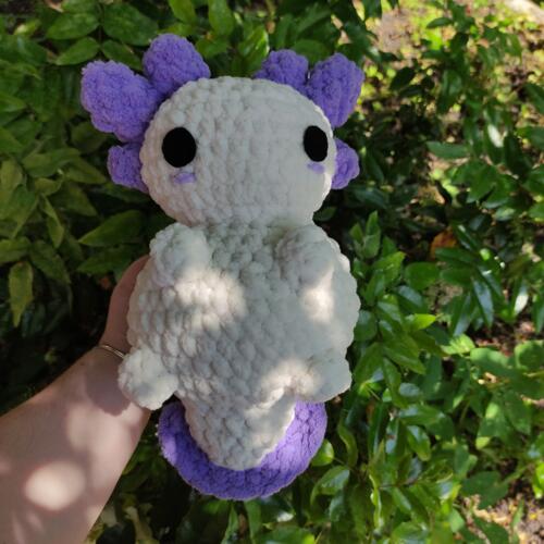 Levandulový axolotl